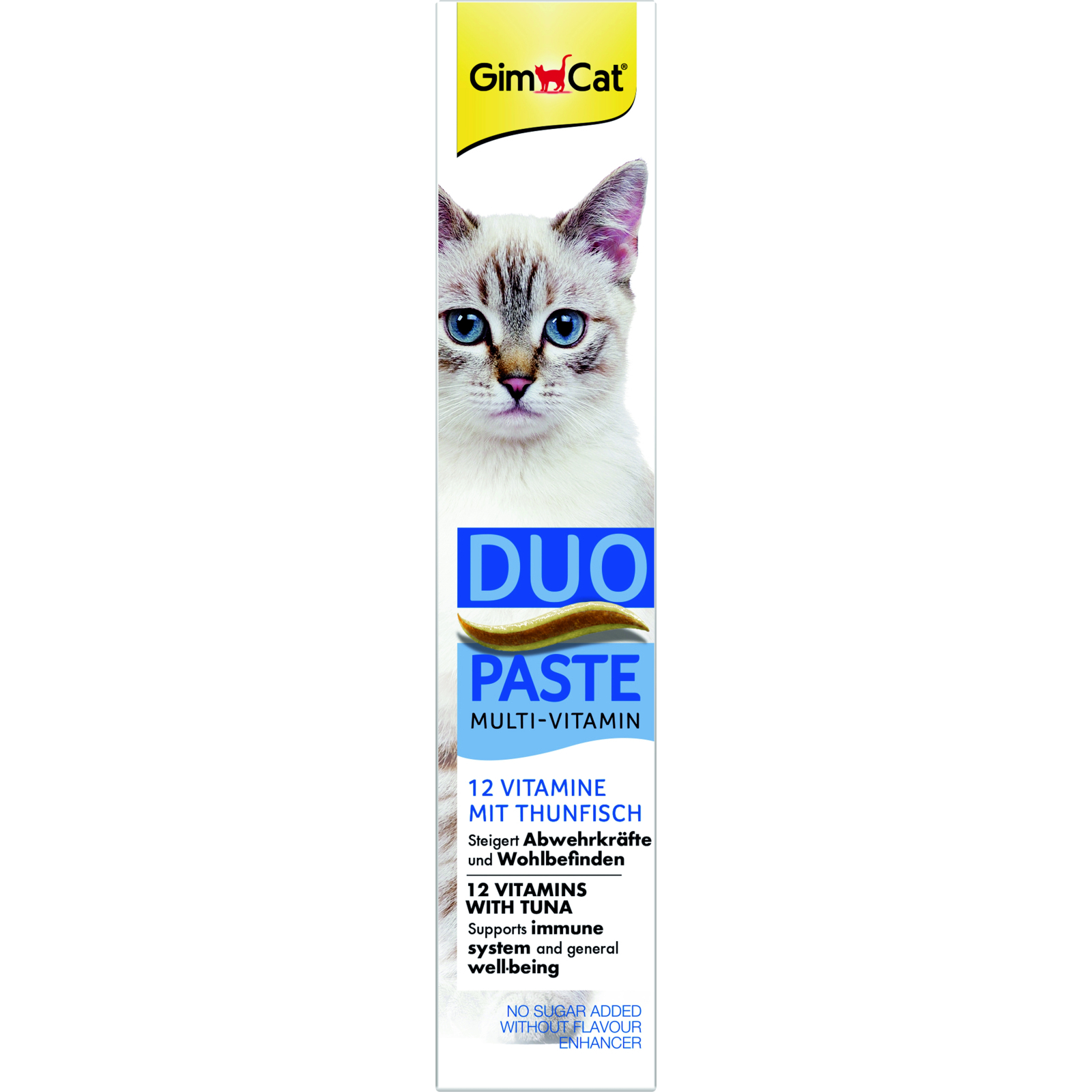 Паста для тварин GimCat DUO PASTE Multi-vitamin 12 vitamins with tuna 12 вітамінів та тунець 50 г (4002064421858) зображення 2