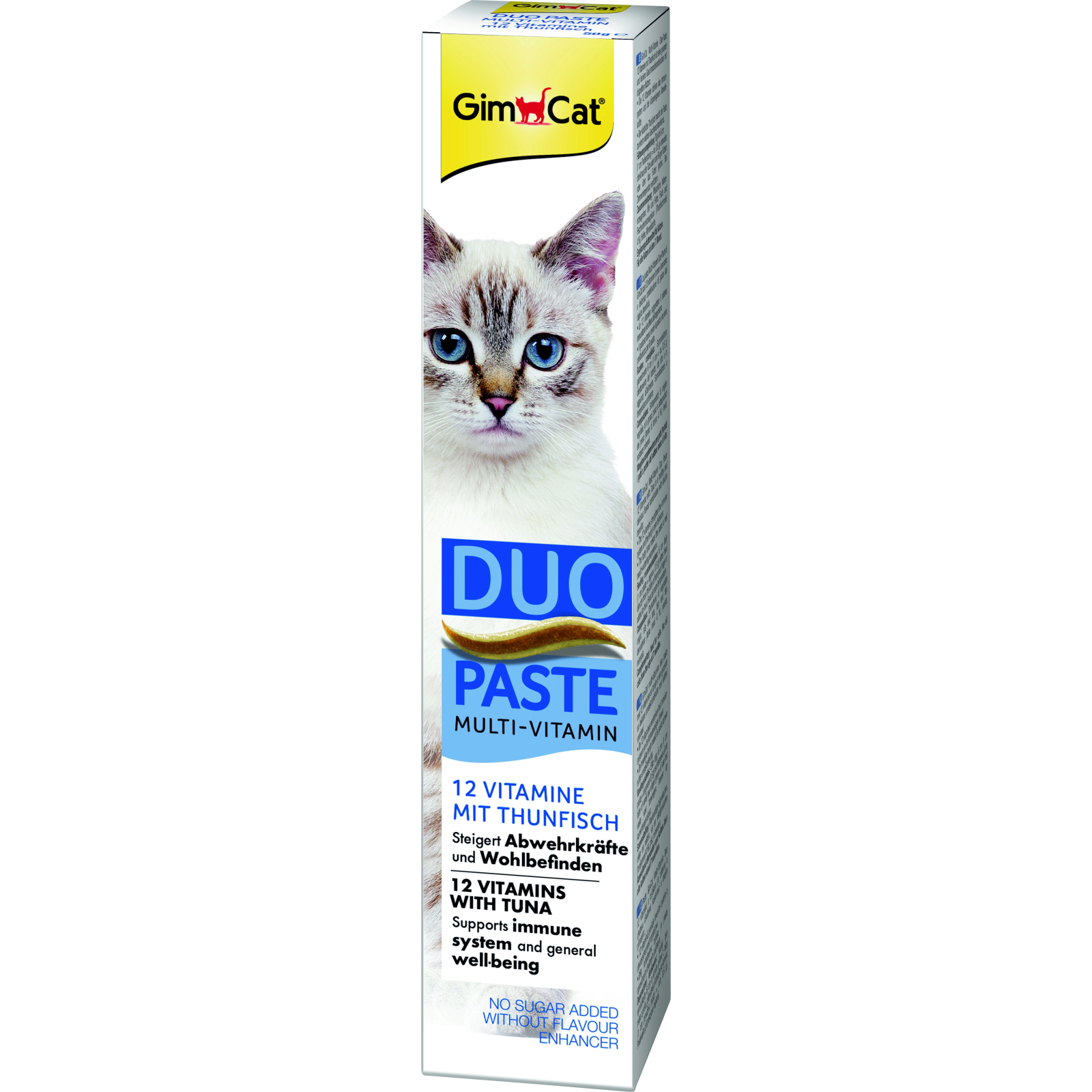 Паста для тварин GimCat DUO PASTE Multi-vitamin 12 vitamins with tuna 12 вітамінів та тунець 50 г (4002064421858)