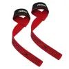 Кистьові лямки RDX S4 Gym Cotton Gel Straps Red Plus (WAC-S4R+) зображення 2