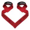 Кистьові лямки RDX S4 Gym Cotton Gel Straps Red Plus (WAC-S4R+) зображення 3
