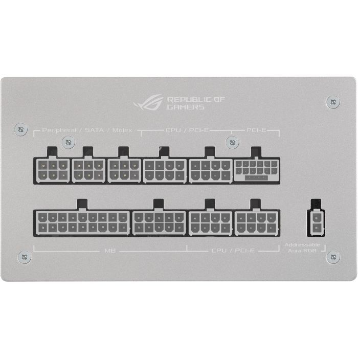 Блок живлення ASUS 1000W ROG Strix PCIE5 Gold Aura White Edition (90YE00P5-B0NA00) зображення 8