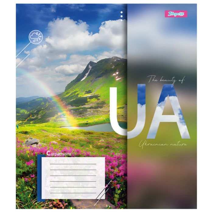 Зошит 1 вересня 1В The beauty of UA 36 аркушів клітинка (767055) зображення 3