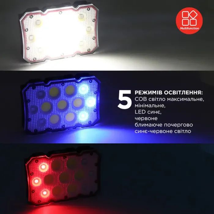 Фонарь Quantum worklight Worker 15W COB+LED з функ Power Bank (QM-FL2030) изображение 8