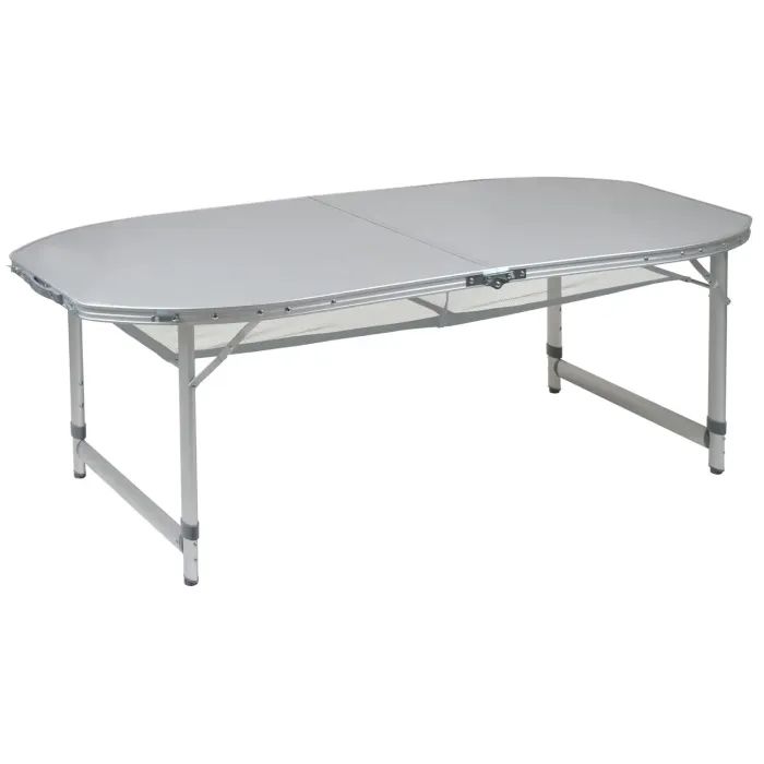 Туристичний стіл Bo-Camp Premium Oval 120x80 cm Grey (1404420) зображення 3