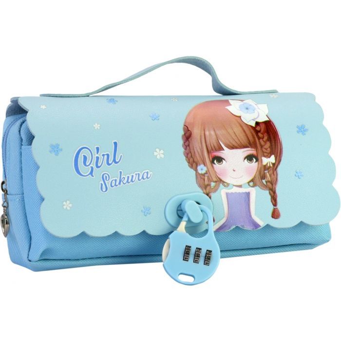 Пенал Cool For School 1 відділення Блакитний (CF7473-blue)