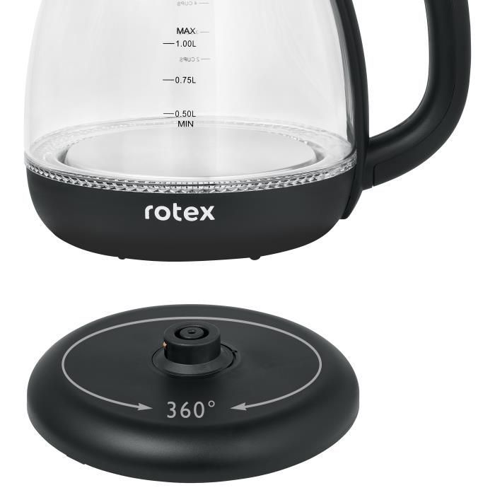 Електрочайник Rotex RKT80-B зображення 4
