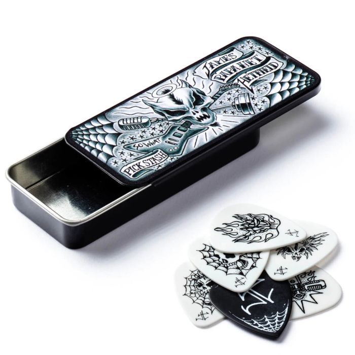 Медиатор Jim Dunlop James Hetfield Signature Pick Tin 6 шт. (JPH01T088)