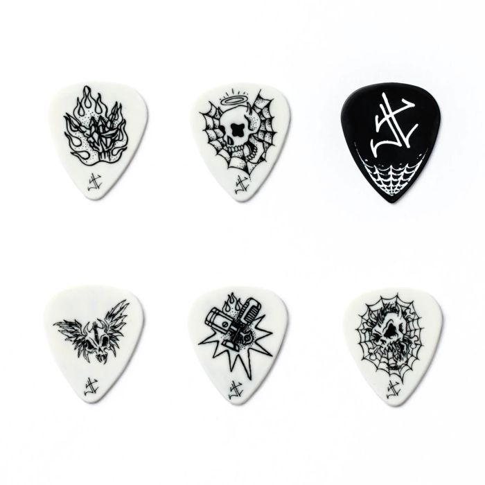 Медиатор Jim Dunlop James Hetfield Signature Pick Tin 6 шт. (JPH01T088) изображение 2