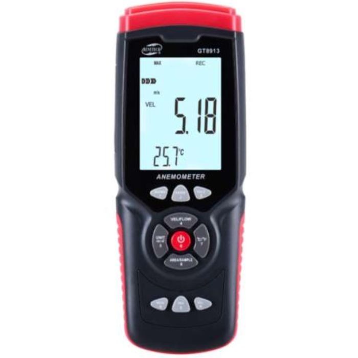 Анемометр Benetech цифровий 0,3-45м/с, 0-45°C, 10-90% (GT8913) зображення 2