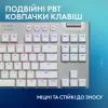Клавиатура Logitech G915 TKL X Lightspeed Switch-Tactile Wireless/Bluetooth/USB UA White (920-012737) изображение 11