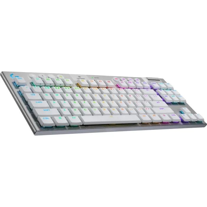 Клавиатура Logitech G915 TKL X Lightspeed Switch-Tactile Wireless/Bluetooth/USB UA White (920-012737) изображение 3