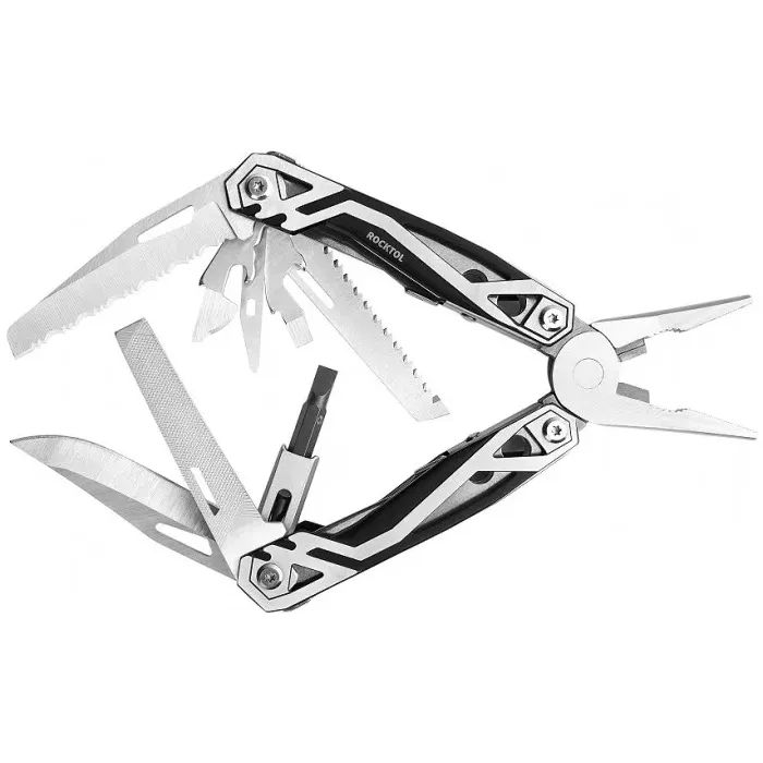 Мультитул Rocktol 21-в-1 з нейлоновим чохлом та бітами (SK01) изображение 2