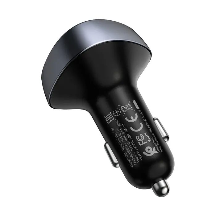 FM модулятор HOCO E51, Black, Box (HOCO E51) зображення 3