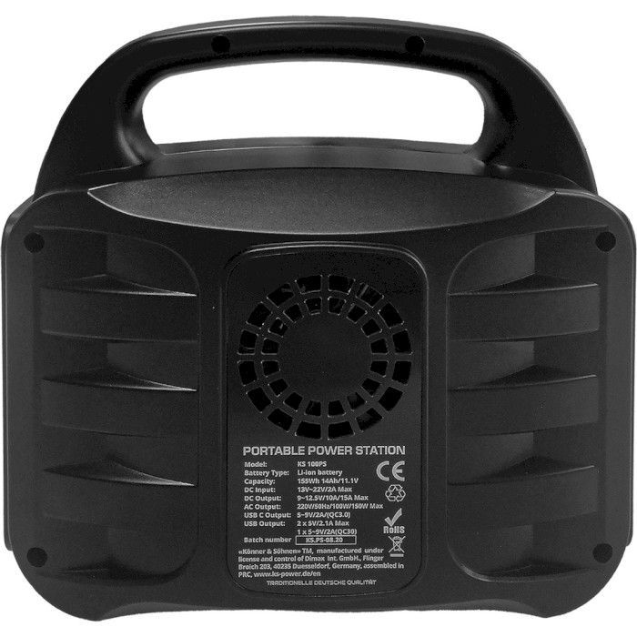 Зарядная станция Konner&Sohnen KS100PS, 100W, 155Wh (KS100PS) изображение 5