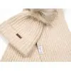 Шапка детская Na с шарфом (NA 1180-48-beige) изображение 4