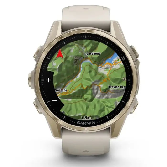 Смарт-годинник Garmin fenix 8 43mm, AMOLED, Saph, SftGldSS/FgGry, FogGry/DkSndbnd, GPS (010-02903-11) зображення 7