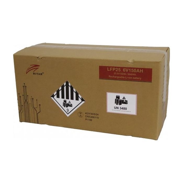 Батарея LiFePo4 Ritar 25.6V 150Ah (LFP25.6V150Ah G2) зображення 4