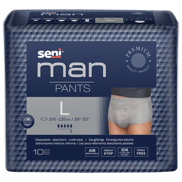 Подгузники для взрослых Seni Man Pants Large 10 шт (5900516800550)