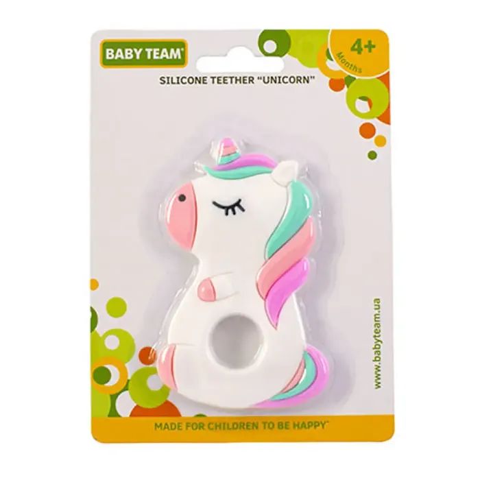 Прорезыватель Baby Team Единорожок (4824428040181) изображение 2