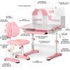 Парта со стулом Mealux Octo Pink (+ полка) (BD-33 PN) изображение 2