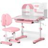 Парта со стулом Mealux Octo Pink (+ полка) (BD-33 PN)