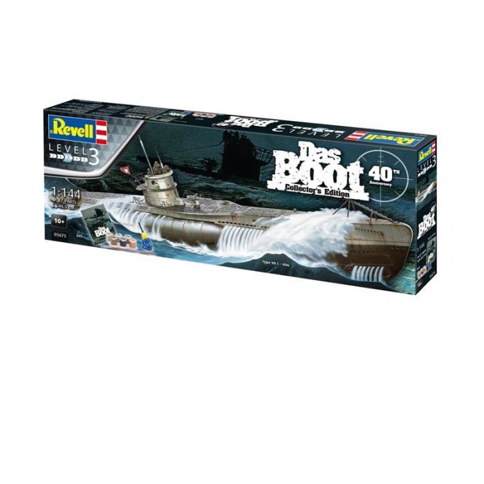 Сборная модель Revell Подводная лодка U96 (Das Boot) уровень 3 масштаб 1:144 (RVL-05675) изображение 3
