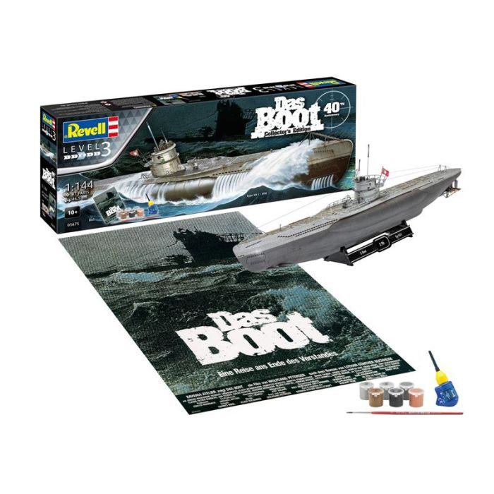 Сборная модель Revell Подводная лодка U96 (Das Boot) уровень 3 масштаб 1:144 (RVL-05675) изображение 5