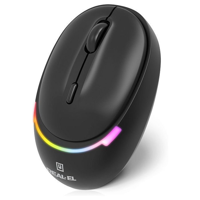 Мышка REAL-EL RM-440W Wireless/Bluetooth Black (EL123200045) изображение 2