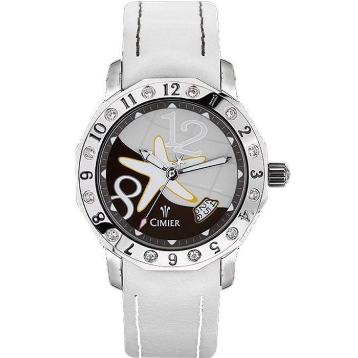 Наручний годинник Cimier 6196-SZ041 white strap