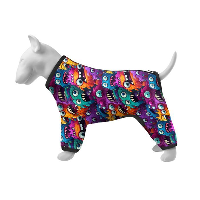 Ветровка для животных WAUDOG Clothes Зубастые монстры L 55 (396-4048)