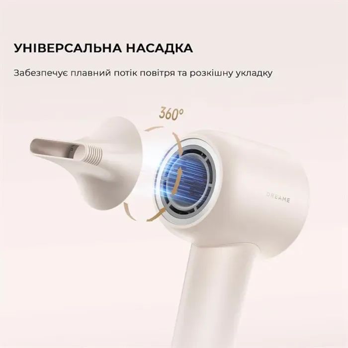 Фен Dreame Gleam White (AHD12A-WH) зображення 2