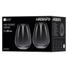 Набір склянок Ardesto Black Mars Orion 400мл, 2шт, скло, сірий (AR2640GL) зображення 4