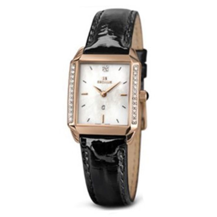 Наручний годинник Seculus 1676.2.762 mop, pvd-r swarovski stones, blk strap