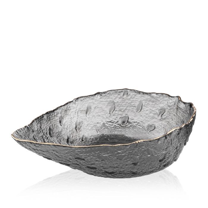 Салатник Ardesto Leaf 21.5см, скло, сірий (AR5011) изображение 2