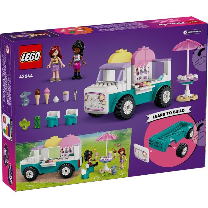 Конструктор LEGO Friends Хартлейк-Сіті. Фургон із морозивом (42644) зображення 6