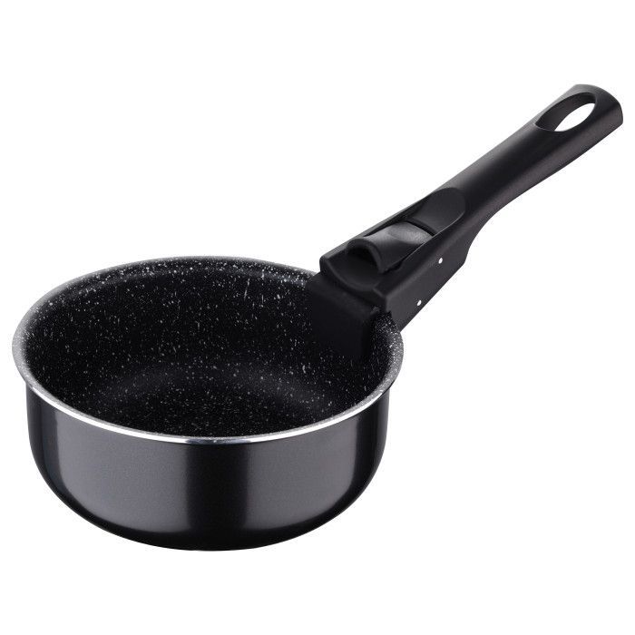 Ківш Bergner Click & cook black, набір зі знімною ручкою 16/18/20 см, 4 предмети (BG-31602-BK) зображення 4