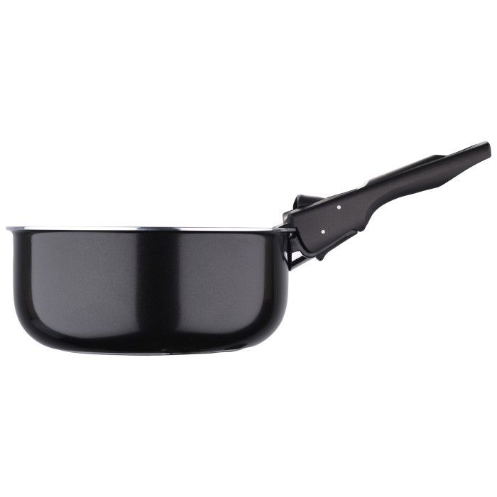 Ківш Bergner Click & cook black, набір зі знімною ручкою 16/18/20 см, 4 предмети (BG-31602-BK) зображення 5