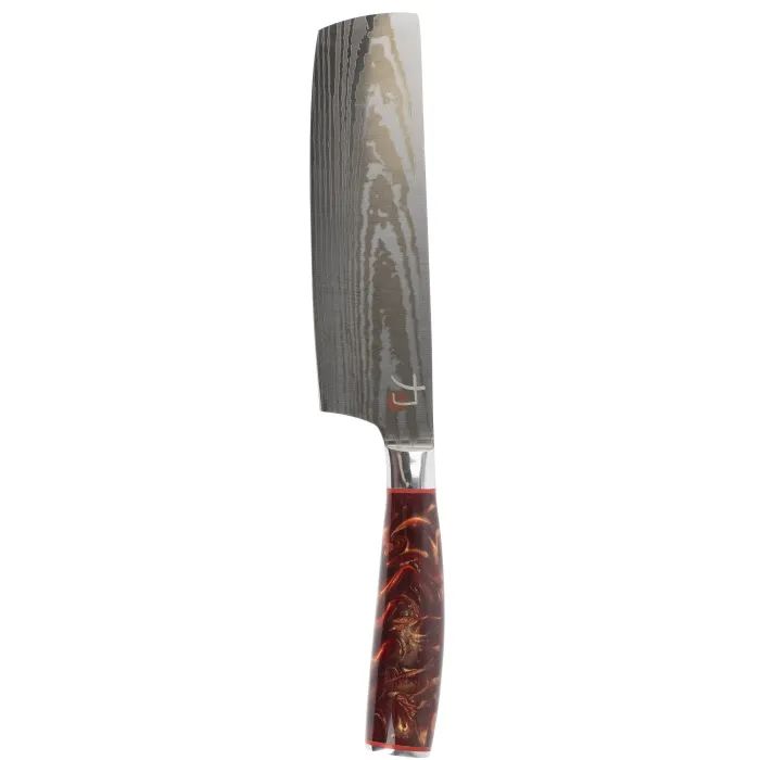 Кухонный нож MasterPro Tetsu, для шинкування 17.5 см, коричневий (BGMP-4125-BR)