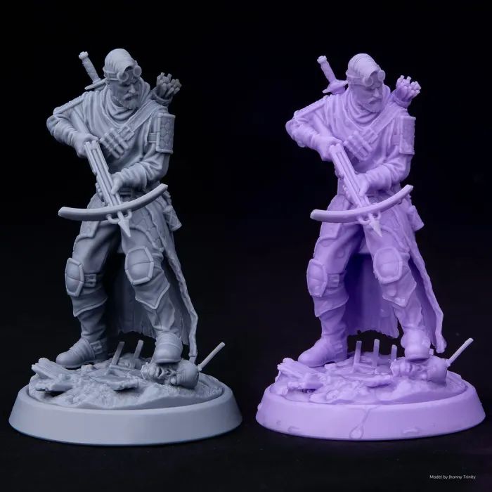 Фотополимерная смола ELEGOO Resin, Thermochromic 1кг, from gray to purple (50.103.0059) изображение 3