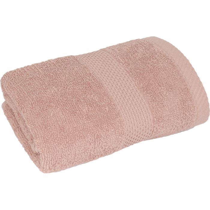 Полотенце Home Line махровое бордюрное (пудровое) 400 гр/м2, 40х70 см (161668)