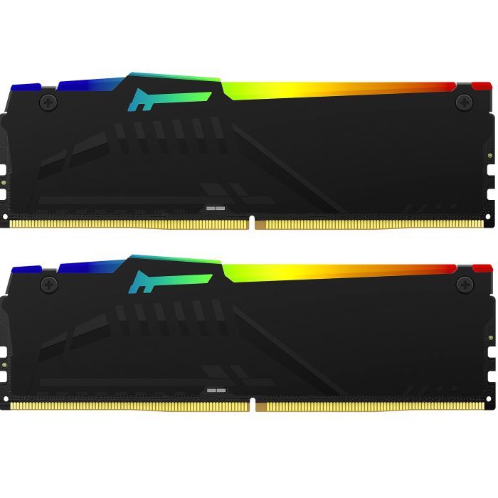 Модуль памяти для компьютера DDR5 32GB (2x16GB) 6000 MHz Beast RGB Kingston Fury (ex.HyperX) (KF560C36BBE2AK2-32) изображение 5