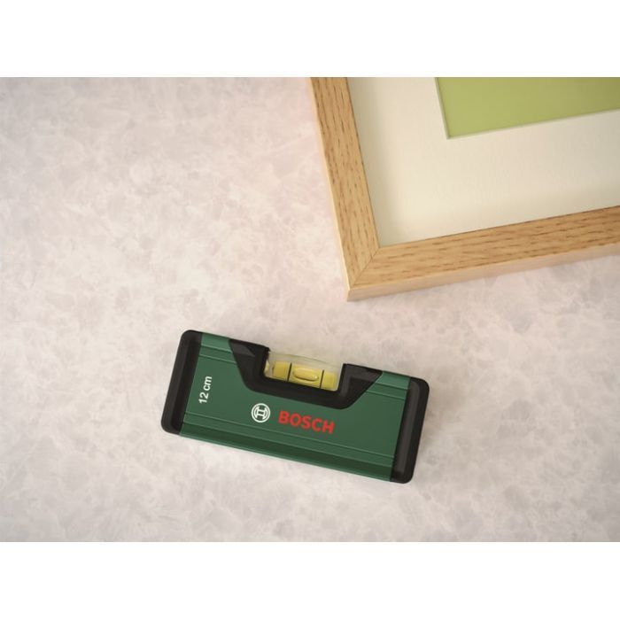 Рівень Bosch 12см, 1 капсула, алюмінієвий корпус (1.600.A02.H3H) зображення 2