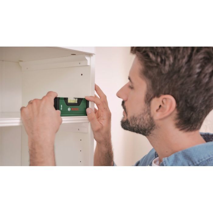 Рівень Bosch 12см, 1 капсула, алюмінієвий корпус (1.600.A02.H3H) зображення 3
