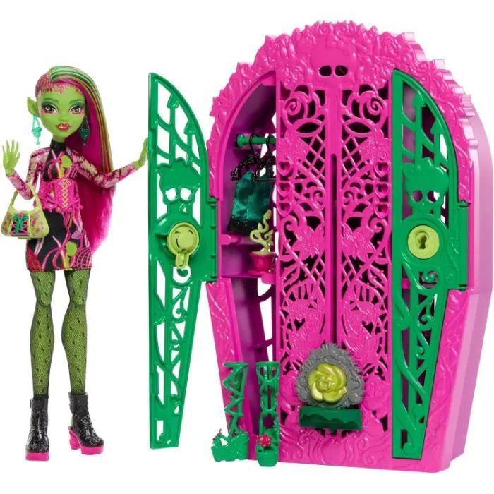 Кукла Monster High Набор-сюрприз Ужас-секреты Венеры серии Цвет и тьма (HYT75)