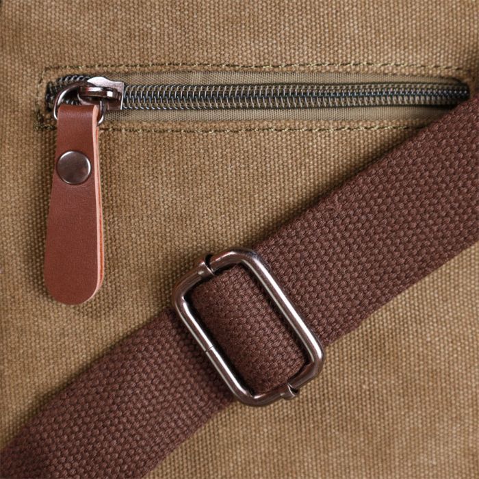 Сумка Vintage З текстилю Оливкова (22219) зображення 11