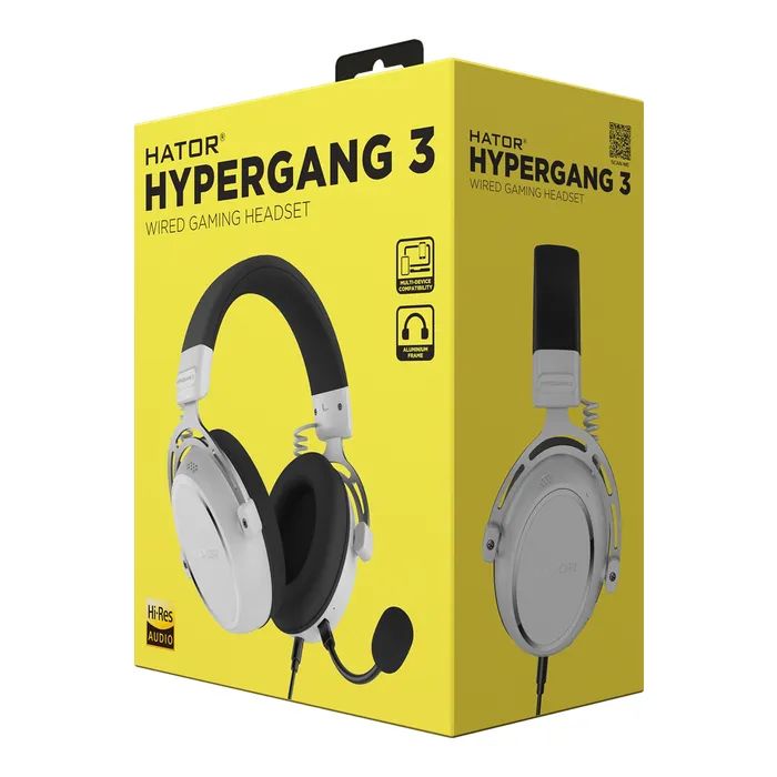 Наушники Hator Hypergang 3 Hi-Res White (ESH06) изображение 9