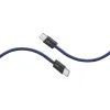 Дата кабель USB-C to USB-C ecoline-cc200.navy Promate (ecoline-cc200.navy)