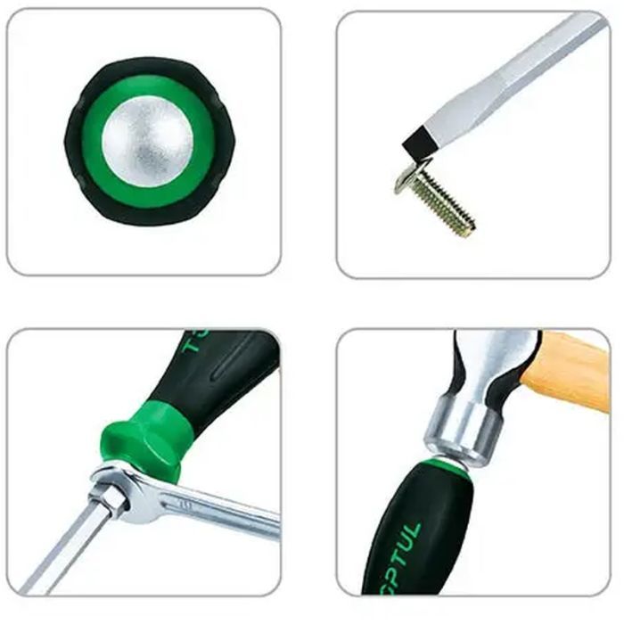 Отвертка Toptul шлицевая 10.0x200мм (с шестигранником ударная) (FAGF1020) изображение 2