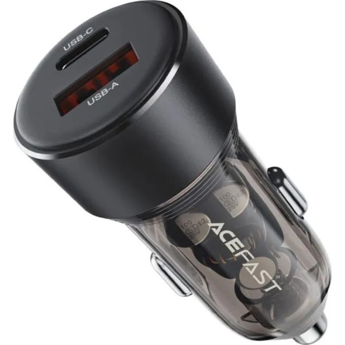 Зарядное устройство Acefast 2xUSB 60W (USB-C + USB-A) B12 (6974316282914) изображение 2