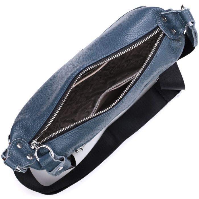 Сумка Vintage Из натуральной кожи Синяя (22617) изображение 9